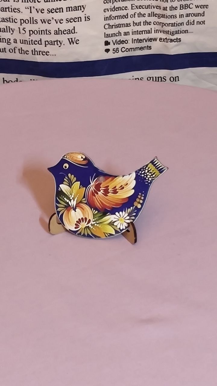 wooden bird