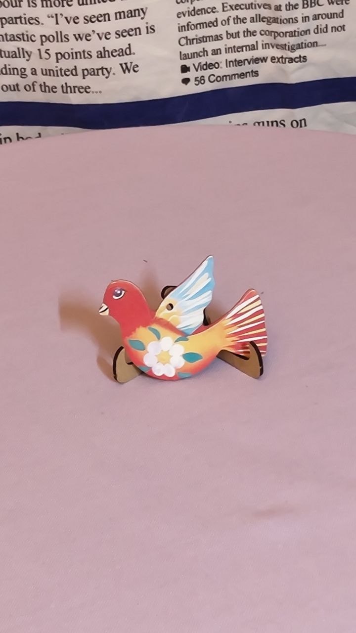 wooden bird