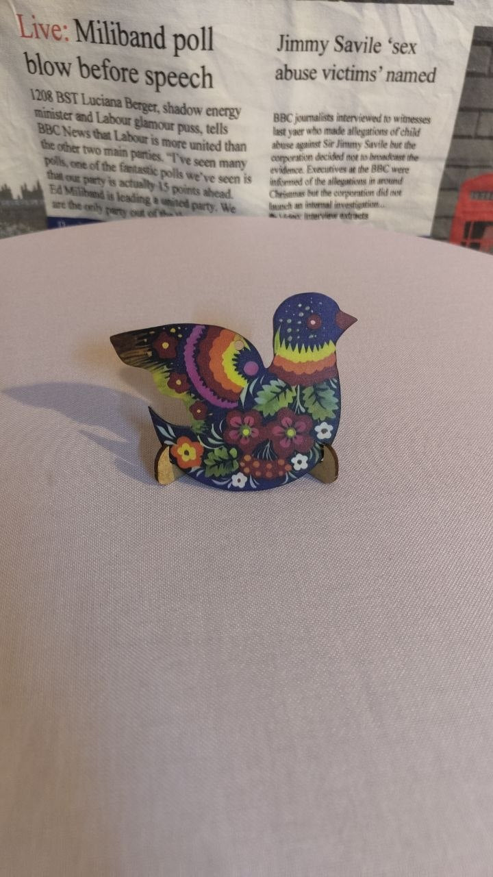 wooden bird