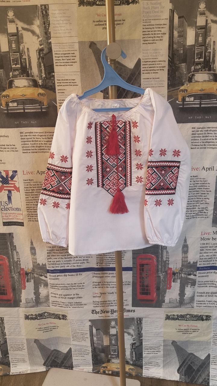 children's embroidered shirt